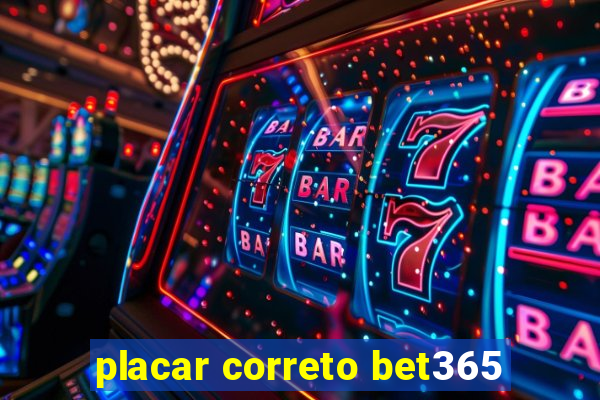 placar correto bet365