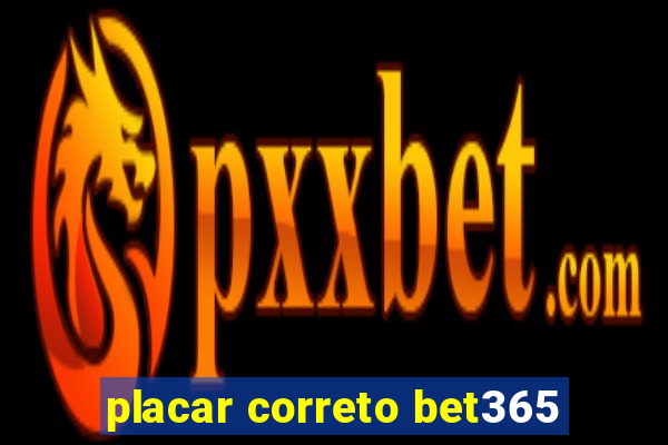 placar correto bet365