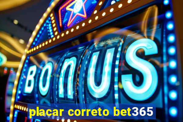 placar correto bet365