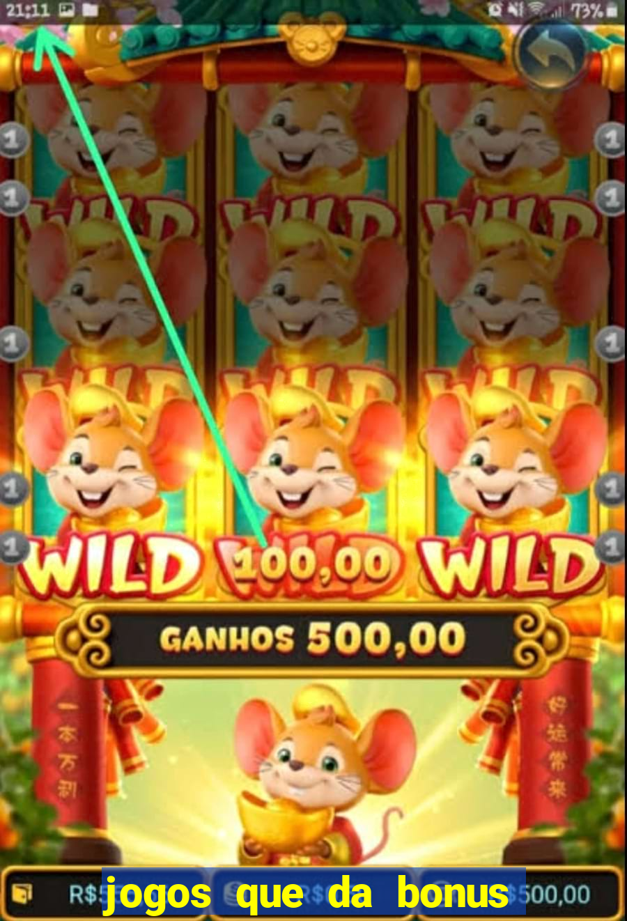 jogos que da bonus de cadastro