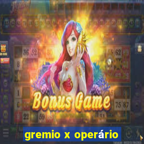 gremio x operário