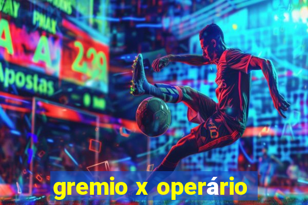 gremio x operário