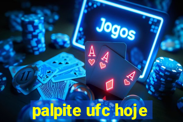 palpite ufc hoje