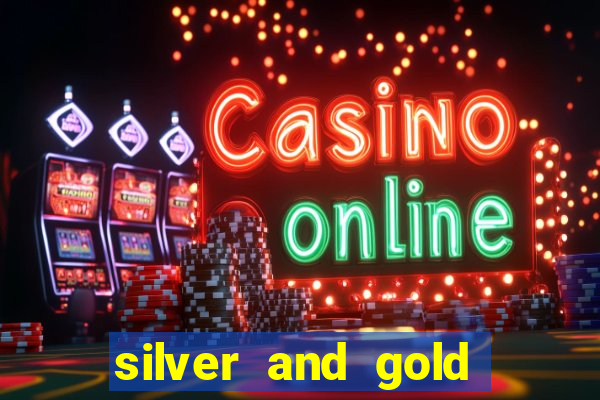 silver and gold slot machine