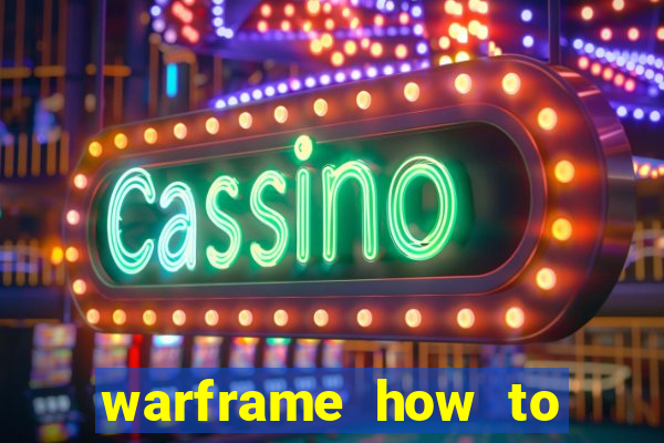 warframe how to unlock arcane slot