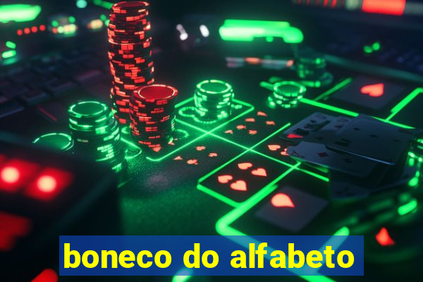 boneco do alfabeto