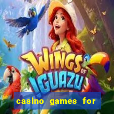 casino games for real cash