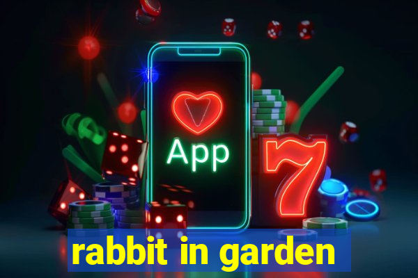 rabbit in garden