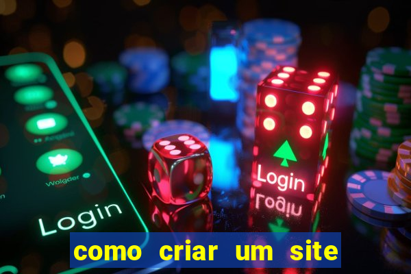 como criar um site de jogos