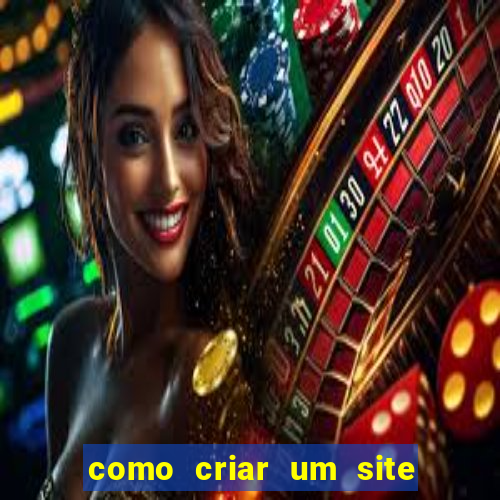 como criar um site de jogos