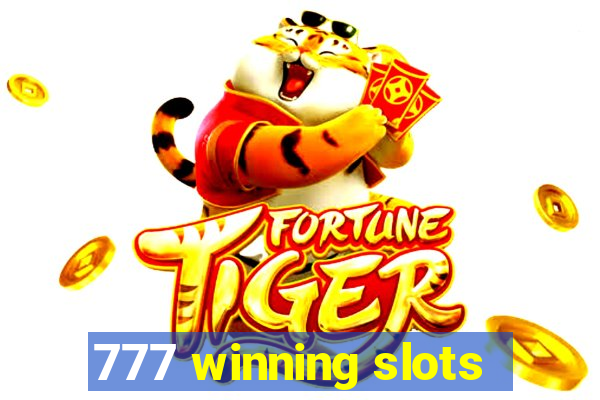 777 winning slots