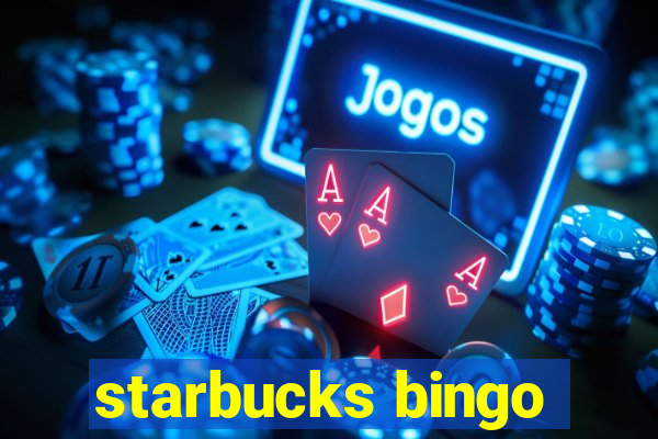 starbucks bingo