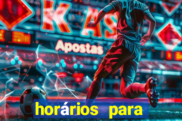 horários para jogar fortune tiger