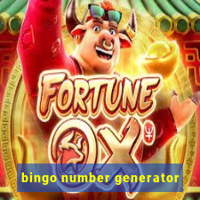 bingo number generator