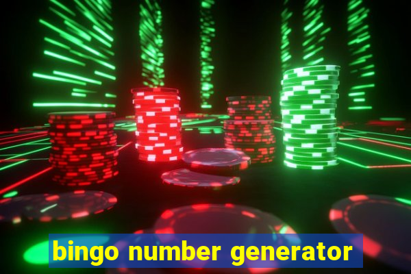 bingo number generator