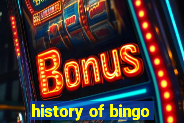 history of bingo