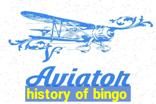 history of bingo