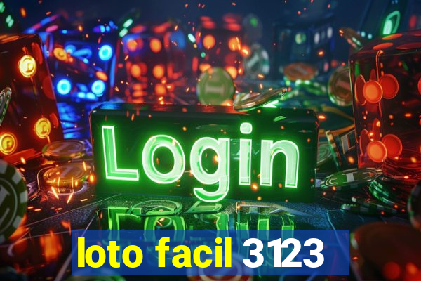 loto facil 3123