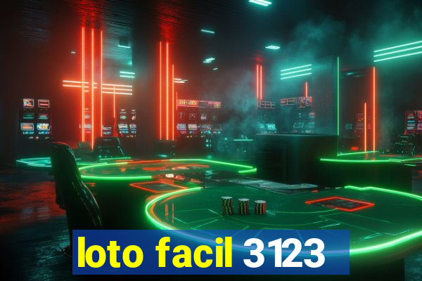 loto facil 3123