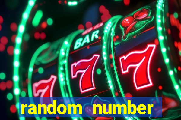 random number generator slot machine