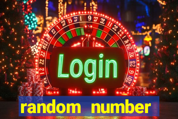 random number generator slot machine