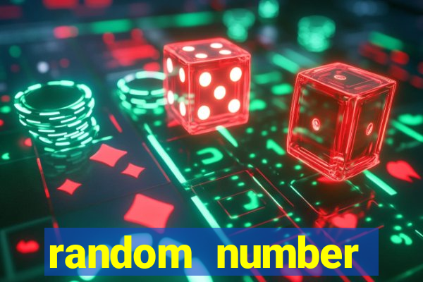 random number generator slot machine