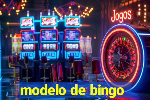 modelo de bingo