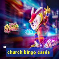 church bingo cards