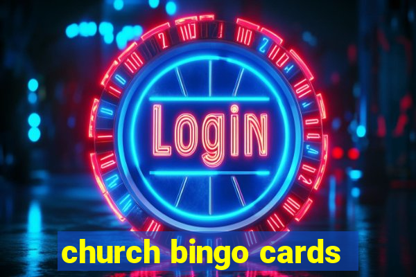 church bingo cards