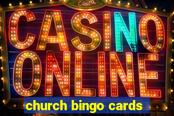 church bingo cards