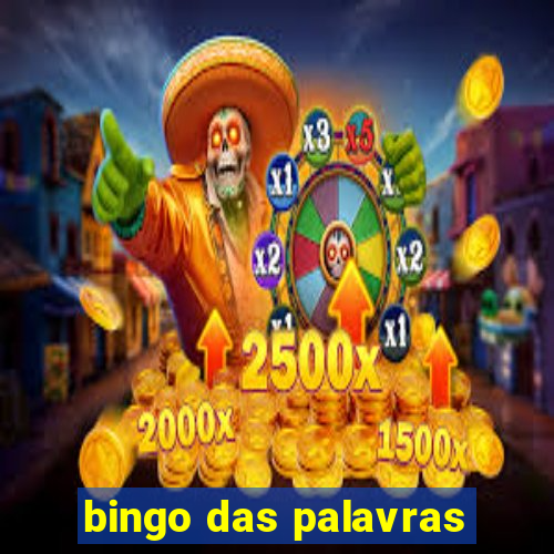 bingo das palavras