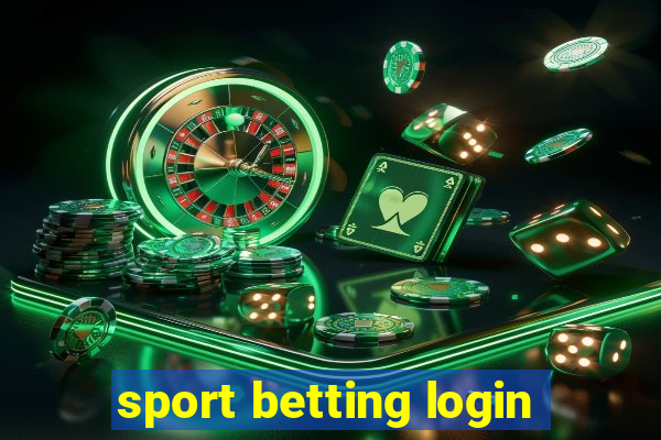 sport betting login