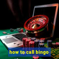 how to call bingo