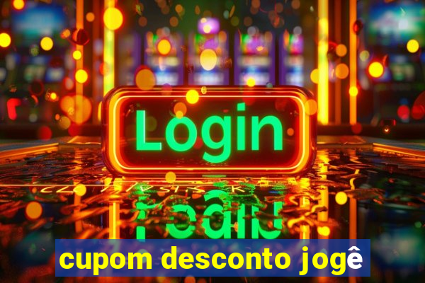 cupom desconto jogê