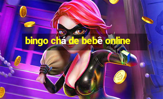 bingo chá de bebê online