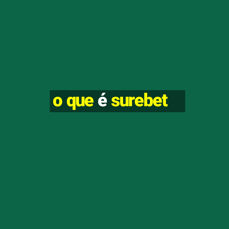 o que é surebet