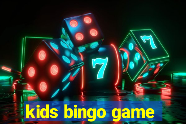 kids bingo game