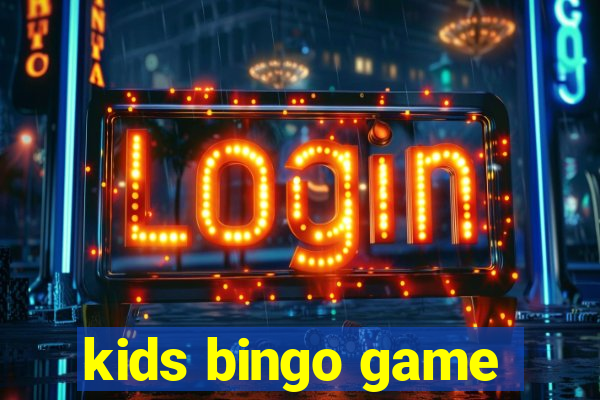 kids bingo game