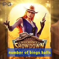 number of bingo balls