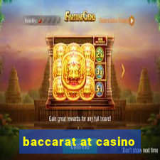 baccarat at casino