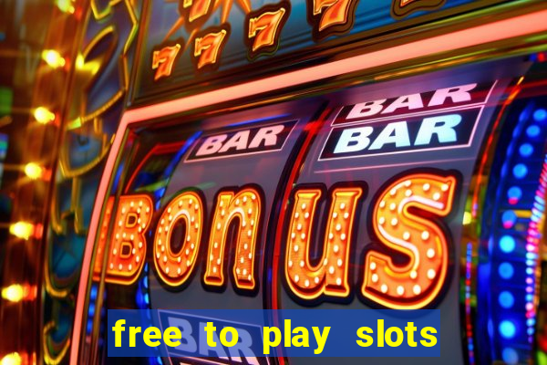 free to play slots no download