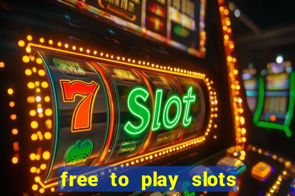 free to play slots no download