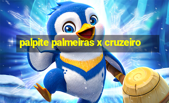 palpite palmeiras x cruzeiro