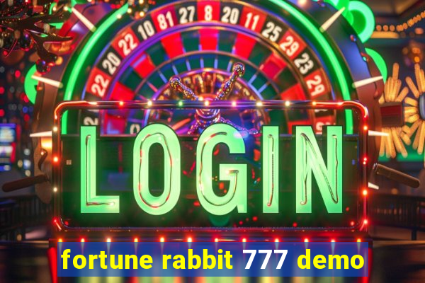 fortune rabbit 777 demo