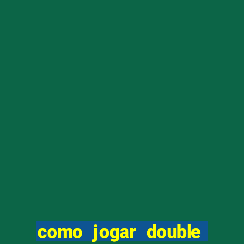 como jogar double blaze iniciante