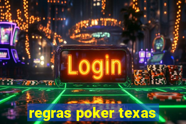 regras poker texas