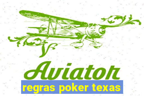 regras poker texas