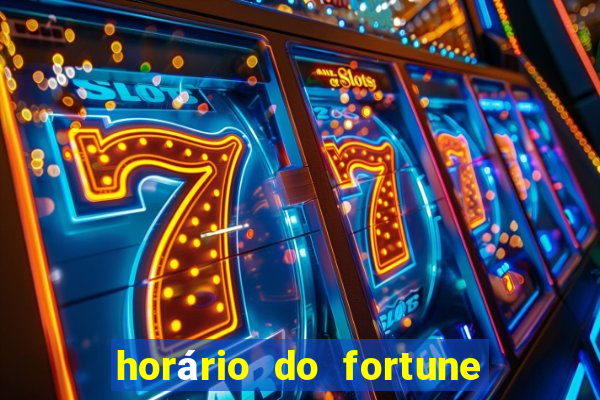 horário do fortune rabbit hoje