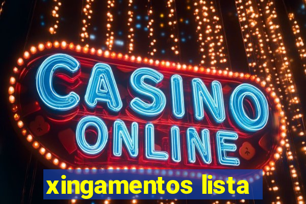 xingamentos lista