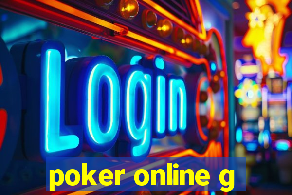 poker online g